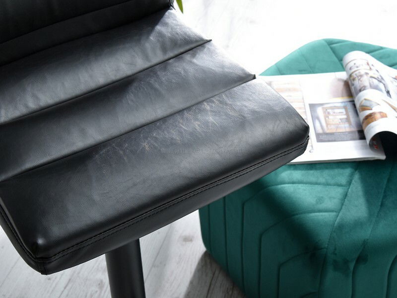 Židle Hanoi (černá + chromová)