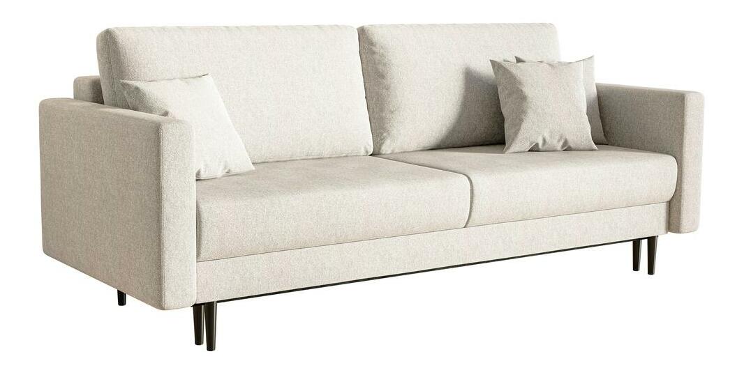 Pohovka trojsedačka Vallera (krémová + černá)