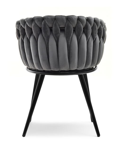 Jídelní židle Radio (grafitová + černá)