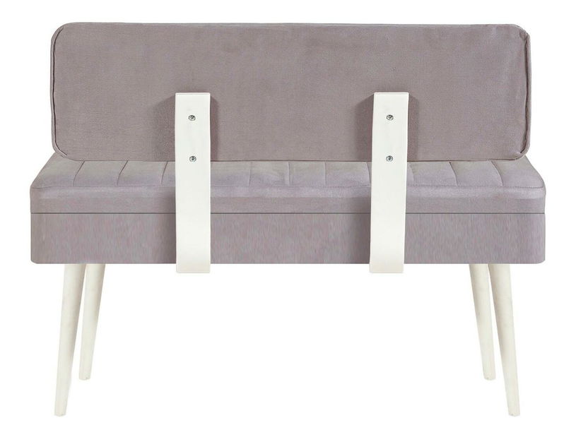 Lavice Vlasta 1 (bílá + šedá) (s úl. prostorem)