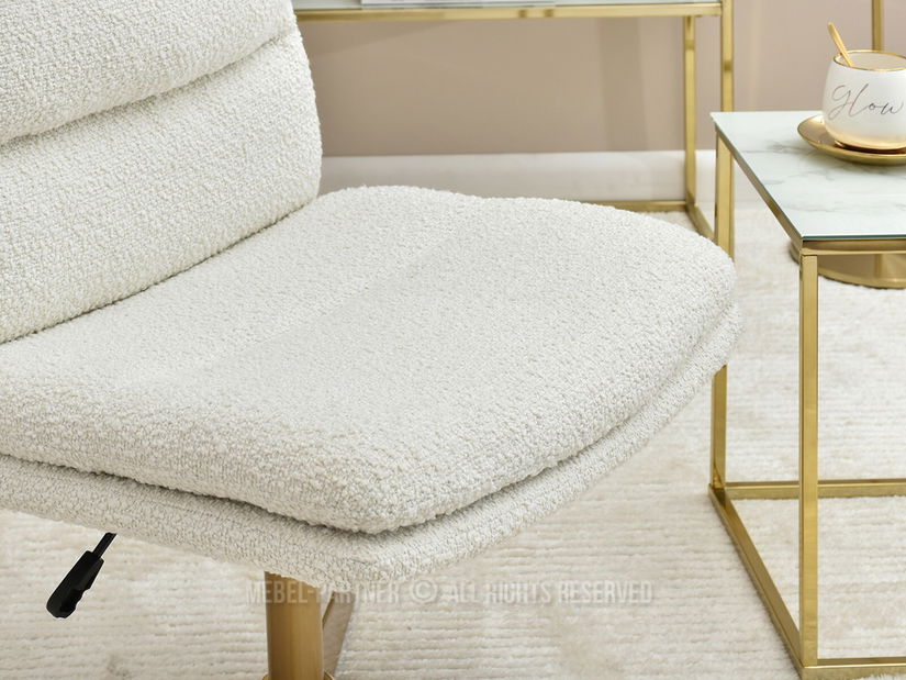 Židle Sky (krémová + zlatá)