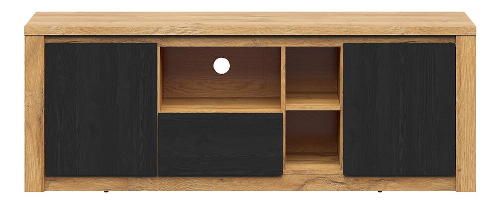 TV stolík/skříňka Ravadis 1 Dub velký/Dub černý
