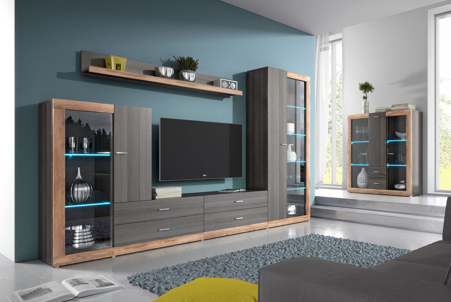 Vitrína Talia Typ 46 (touchwood + ořech)