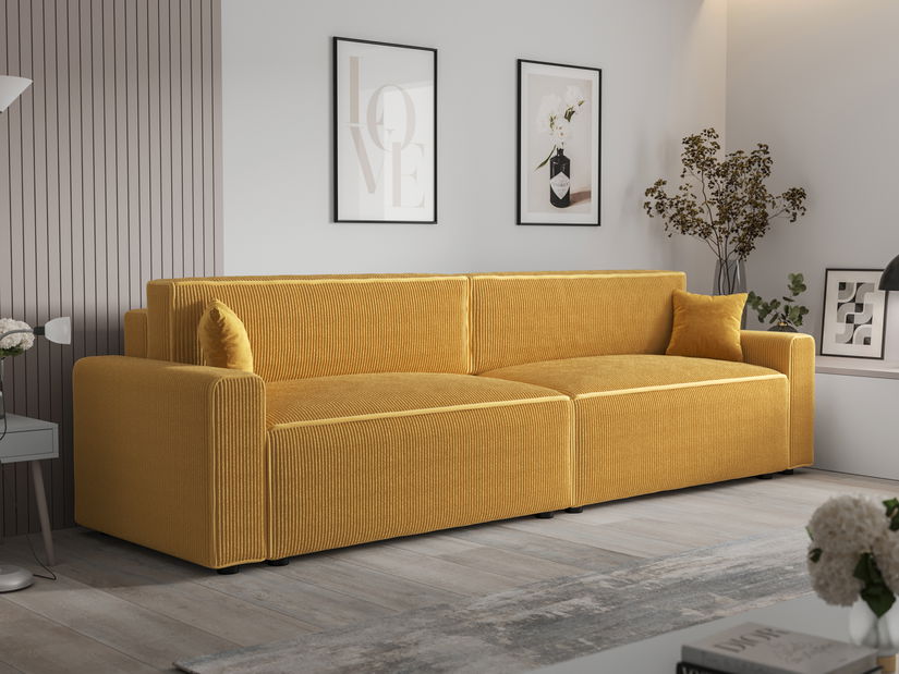 Pohovka dvousedačka Mirage 2XBIS (žlutá)