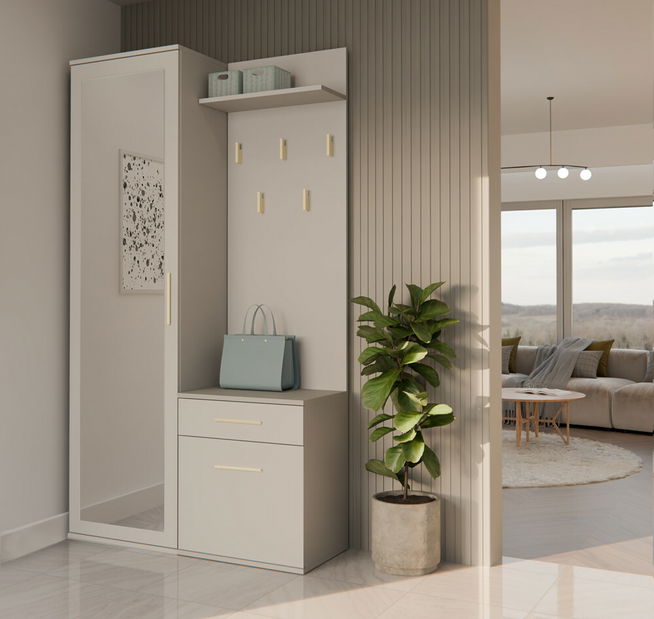 Předsíňová sestava Dialogos 1 (kašmír) (se zrcadlem)