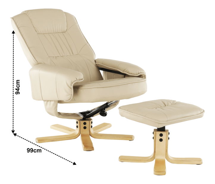 Relaxační křeslo Eddie TC3-514 béžová