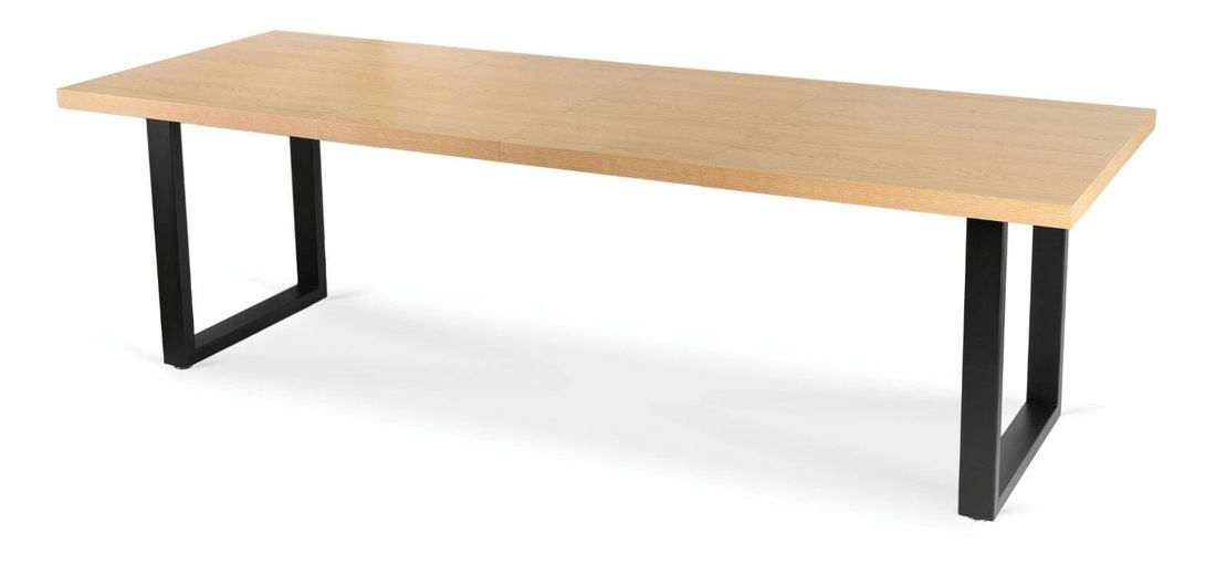 Jídelní set Ecunumici 1 (dub zlatý + černá) (pro 4 osoby)