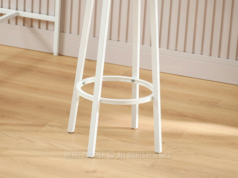 Barová židle Boredom (bílá)