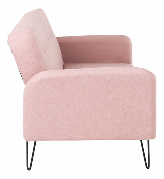 Rozkládací pohovka Pulsiana (růžová)