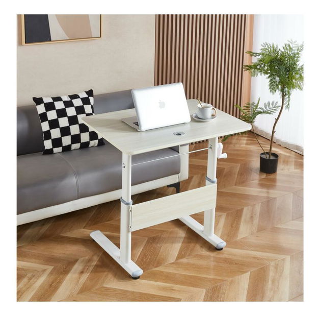 PC stolek Kasio (dub + bílá)