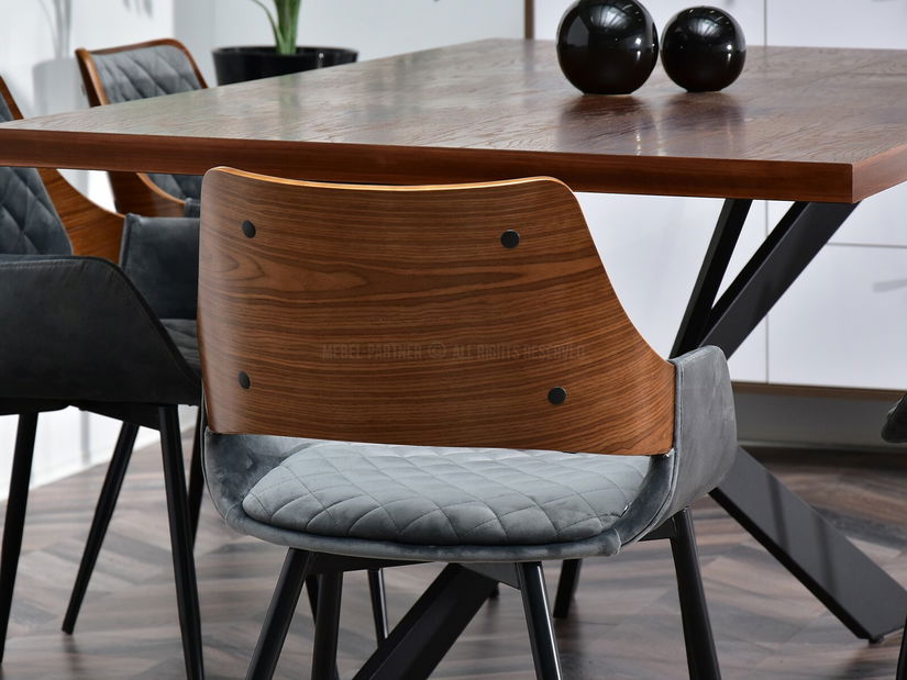 Židle Morgana (šedá + černá)