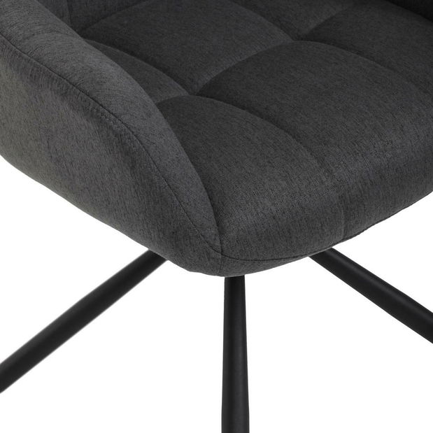 Jídelní židle Hogares (tmavě šedá)