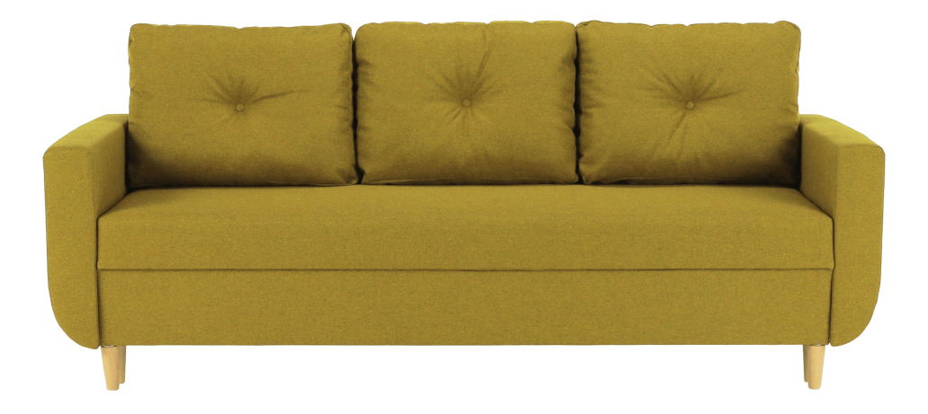 Rozkládací pohovka Dollar (hořčicová)