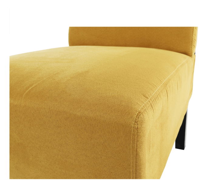 Křeslo Henriot (hořčicová + černá) *výprodej