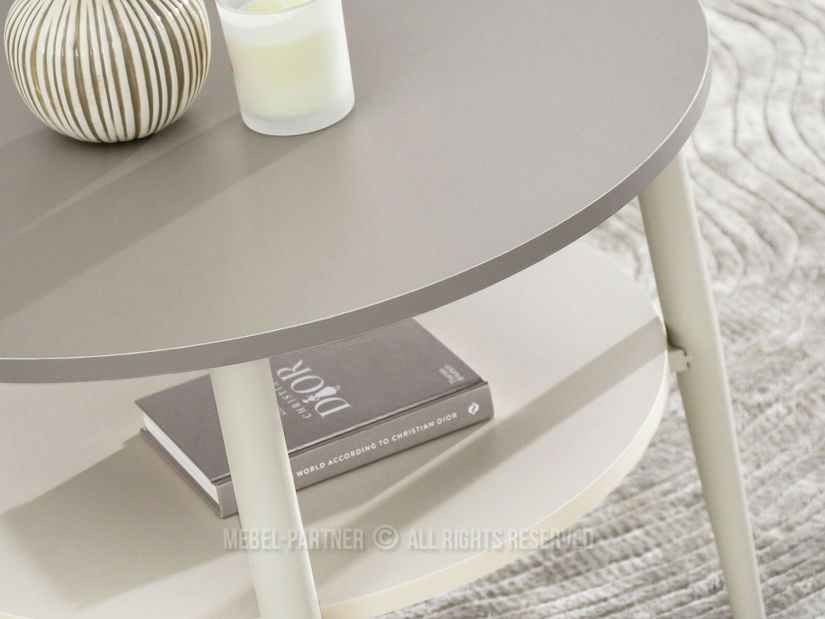 Konferenční stolek Reforzada (béžová + krémová)