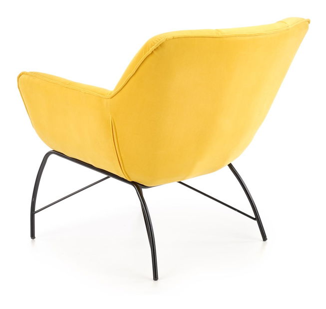 Křeslo Betali (žlutá + černá)