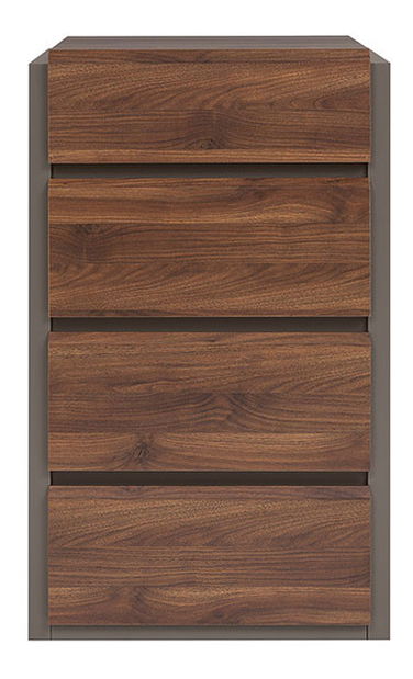 Komoda BRW Author KOM4S/10/6 (Láva + Ořech Columbia)