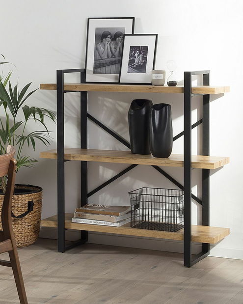 Regál Timboon 3P (světlé dřevo)