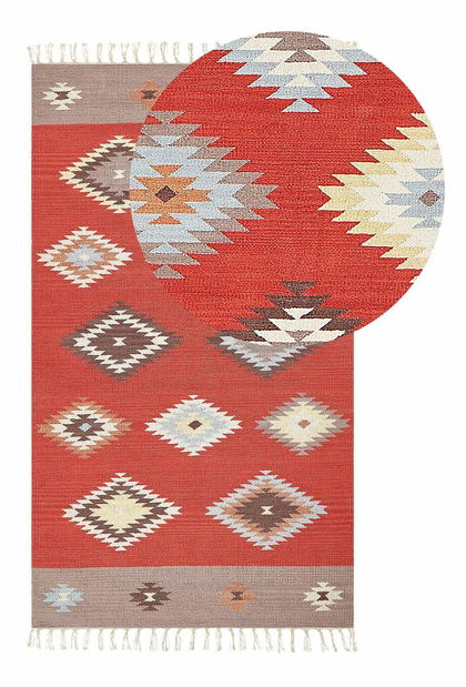 Sada 2 ozdobných polštářů 45 x 45 cm Lovet (vícebarevná)