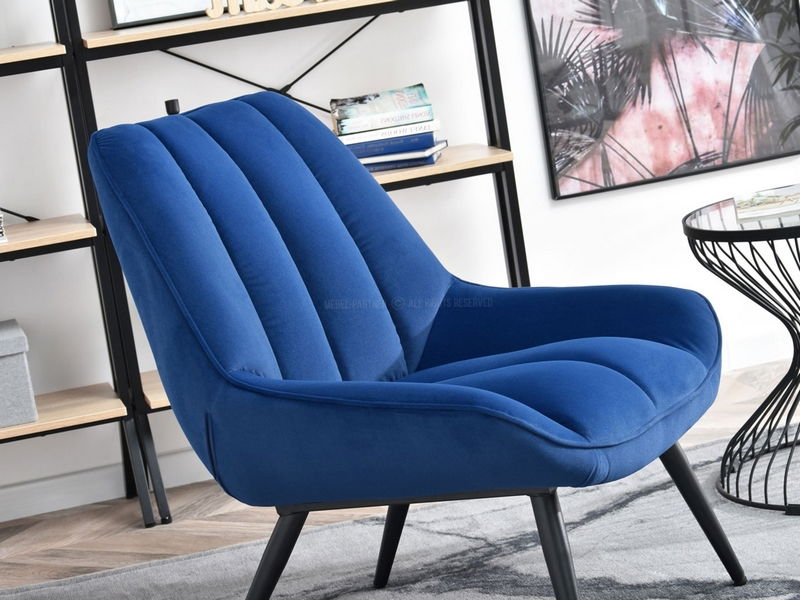 Křeslo Zolta (námořnická + černá)