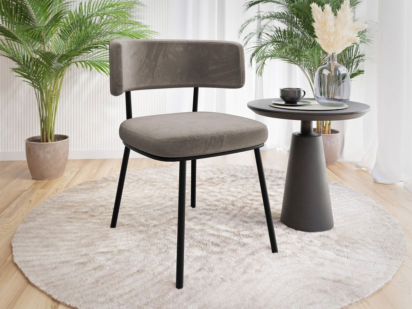 Jídelní židle Sorossa (tmavobéžová + černá)