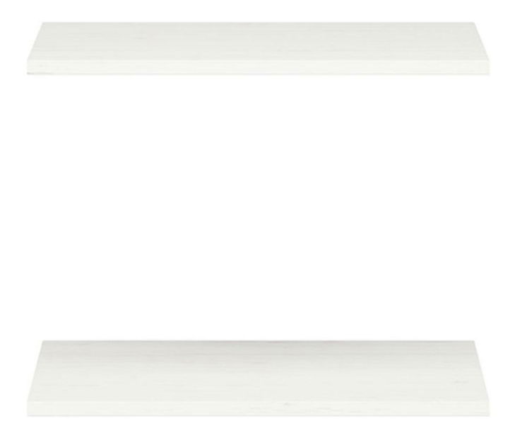 Sada 2ks polic do šatní skříně BRW Frija 6 (borovice andersen bílá + dub artisan)