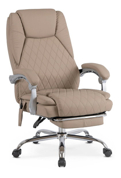 Relaxační kancelářské křeslo Georgina (béžová)