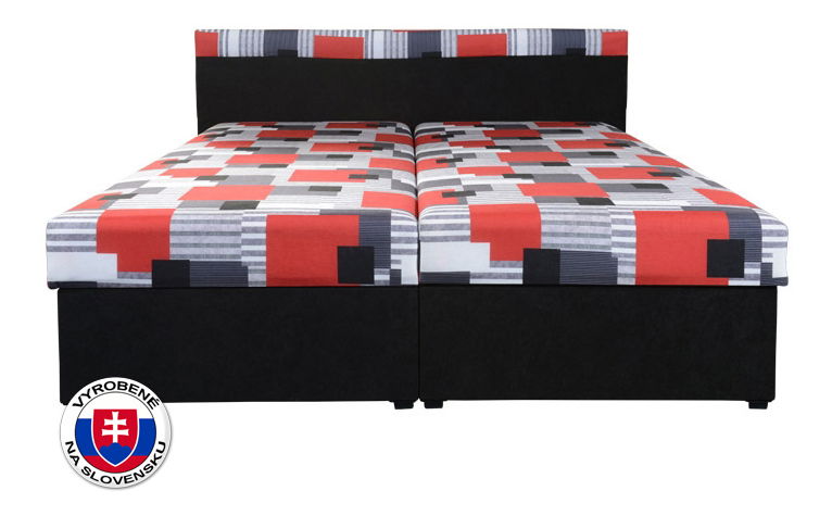 Manželská postel 160 cm Carmella (s pružinovou matrací)