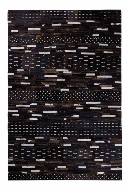 Koberec 160x230 cm ASEKI (kůže) (hnědá)