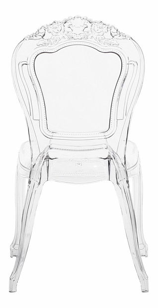 Set 2ks. jídelních židlí Vitton (průhledná)