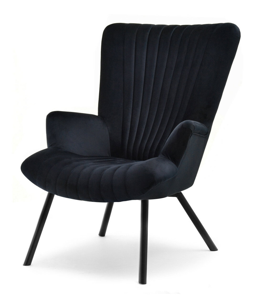 Designové křeslo Lanzaris (černá + zlatá)