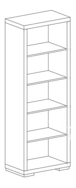 Regál Vega 34 (dub santana světlý)