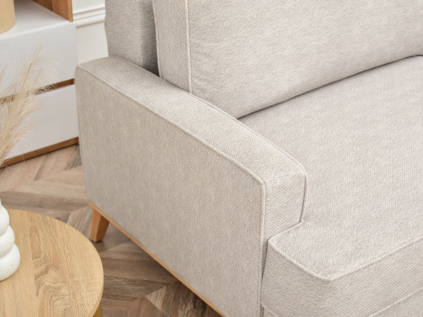 Pohovka dvousedačka Cogio (popelavá + buk)