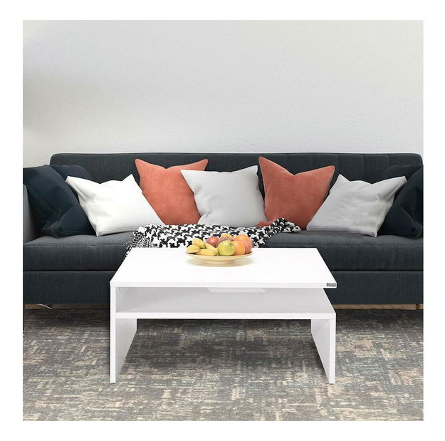 Konferenční stolek Salome 4 (diamantová bílá)