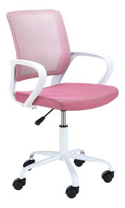 Dětská židle Fergus (bílá + růžová)