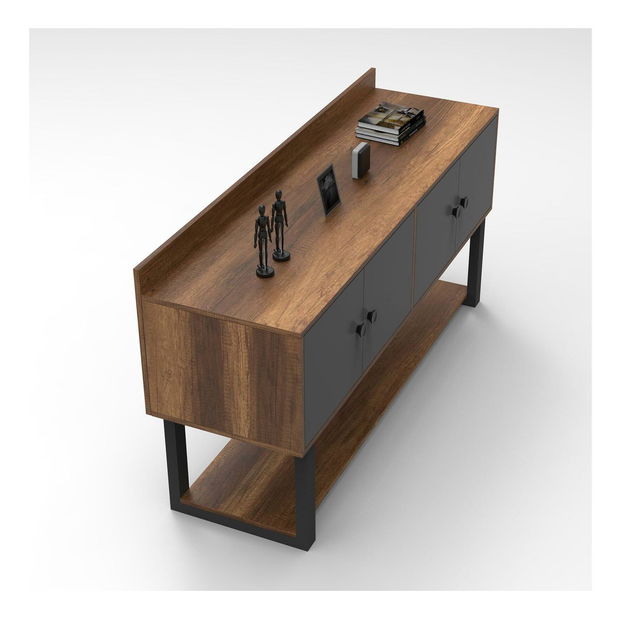 Skříňka Minnie 4 (ořech + antracit)