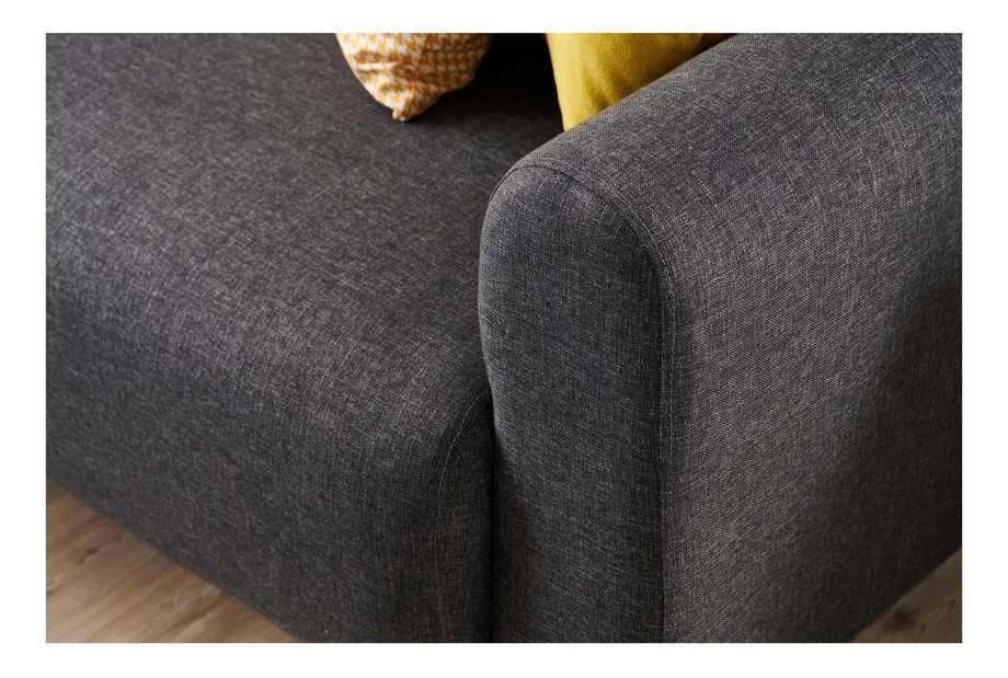 Sedací souprava 3+1 Noyalepo L (antracit + ořech)