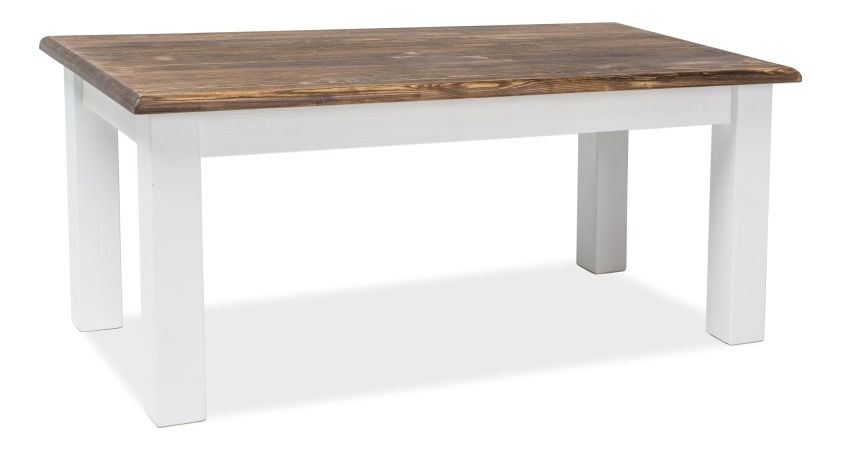 Konferenční stolek Peter (masiv) (bílá)