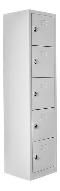 Uzamykatelná skříň Jessia 22 (šedá)