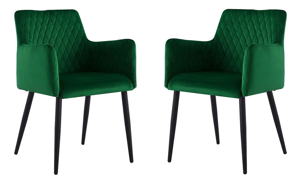 Sada dvou moderních židlí Arlo -110 (MJh -93 Green)