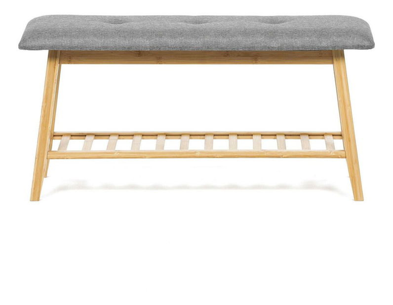 Botník Declara (bambus + šedá)