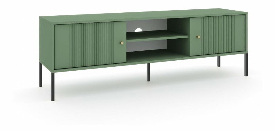 TV stolek/skříňka Isae TV (zelená + černá)