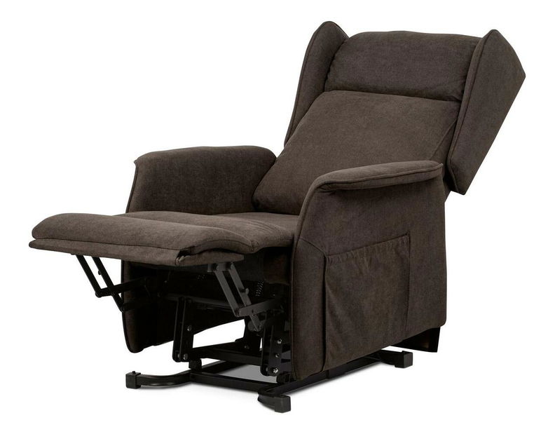 Polohovací křeslo Toman (hnědá)