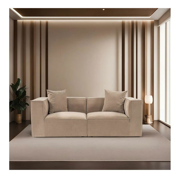 Pohovka dvousedačka Soraketta (cappuccino)