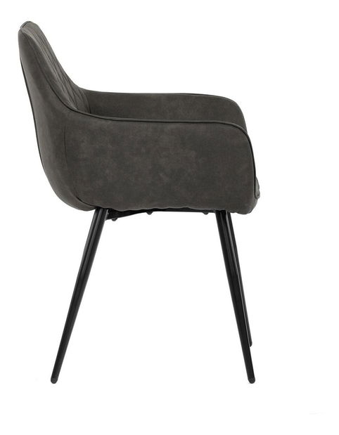 Jídelní židle Deshace (imitace broušené kůže)