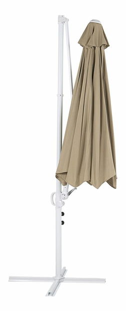 Slunečník Savolla (sivobéžová + bílá)