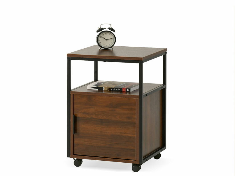 Skříňka Adlo (ořech + černá)