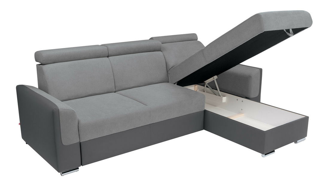 Rohová sedací souprava BRW Elena II 2F.URCBK (šedá) (P)