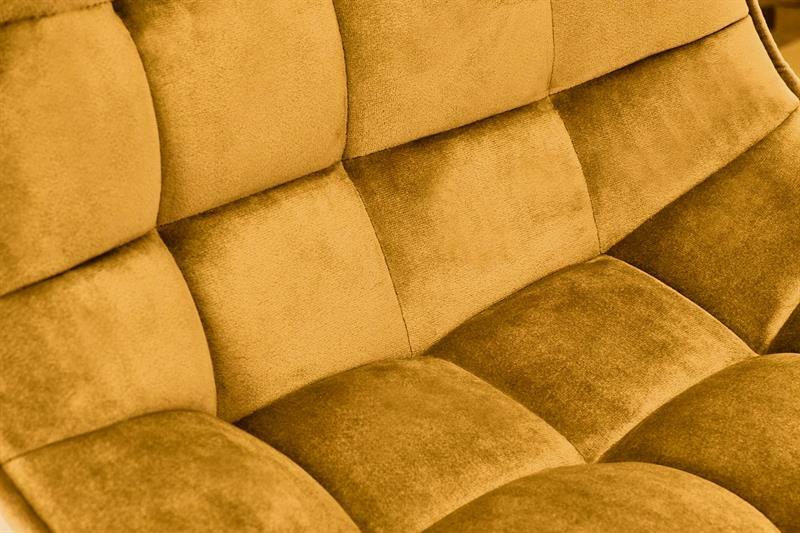 Barová židle Hertha (hořčičná)