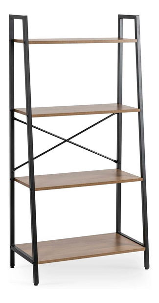 Regál Goleadora (ořech + černá)